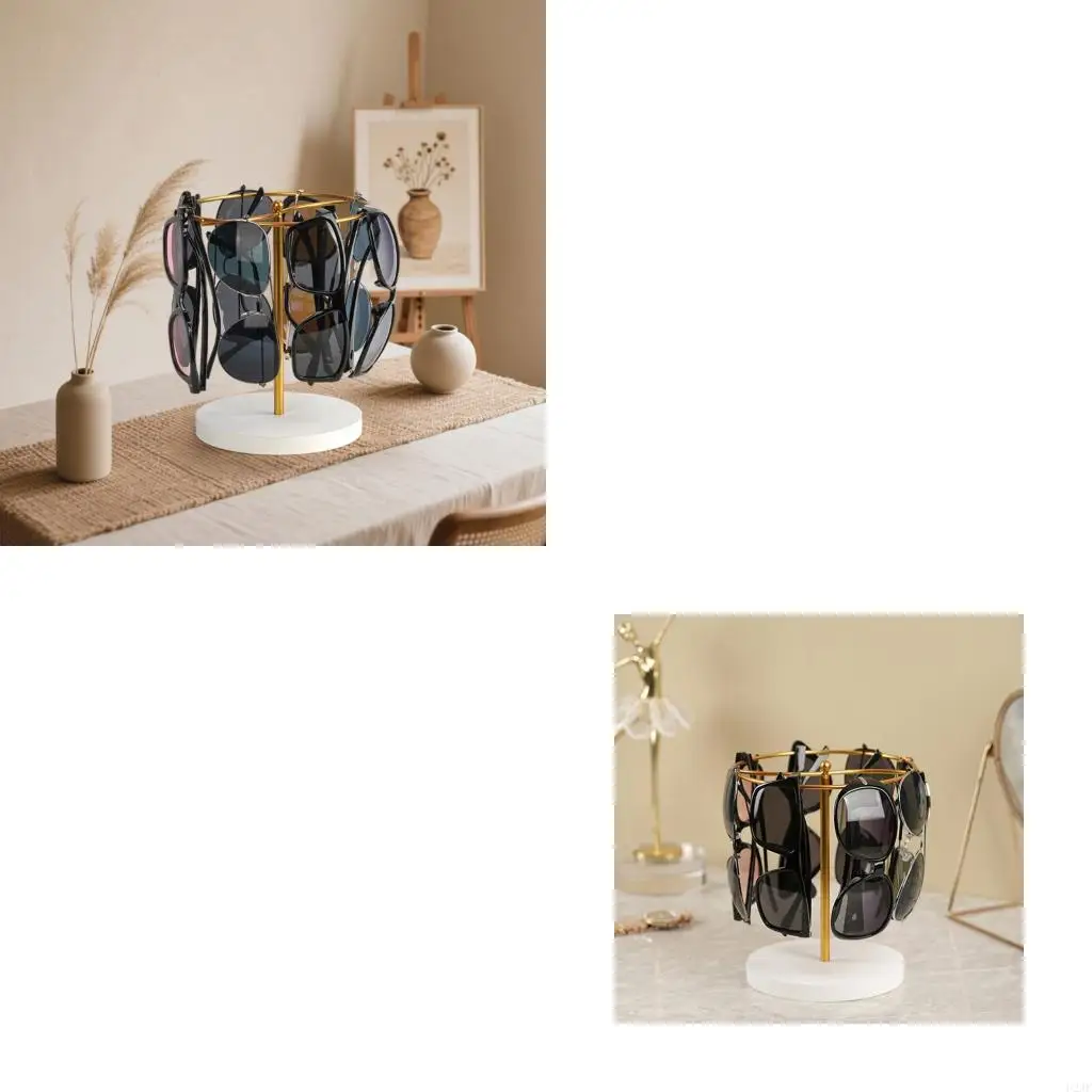 

Space Saving 360 Degree Sunglasses Rack Efficient Display Multiple Pairs Retail Sunglasses Holder For Compact Showcases