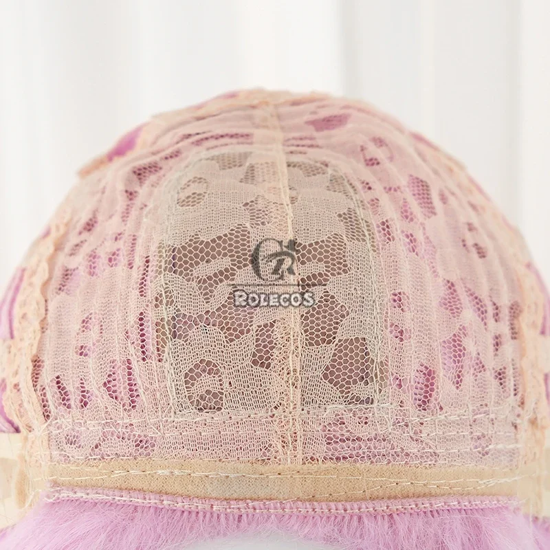 CosplayROLECOS لعبة الشعر الاصطناعية برستيج سبيريت زهر لوكس تأثيري الباروكات لوكس هالوين 50 سنتيمتر المرأة طويلة الوردي شعر مستعار الاصطناعية Ha