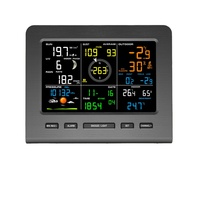 0360-025t Wifi 433mhz Wireless Professional 7 in 1 Weather Station Barometer Thermometer Humidity With Wifi
