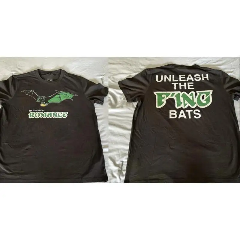 My Chemical Romance August 15 Unleash The F'ing Bats shirt reprint