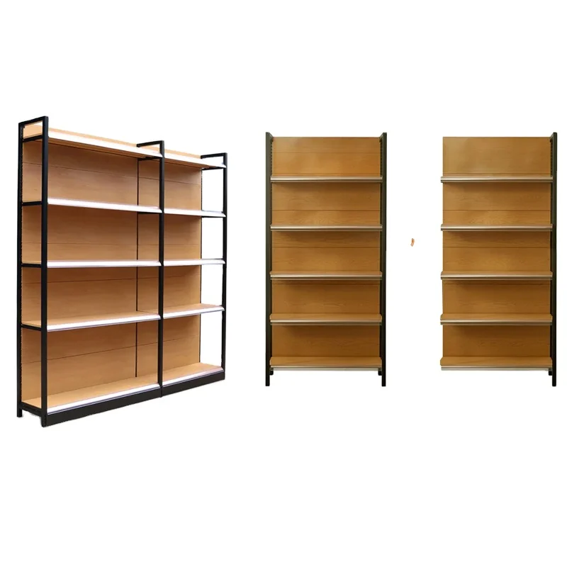 Supermarket Shelf Four Post Square Curved Upright can be customized in size and color