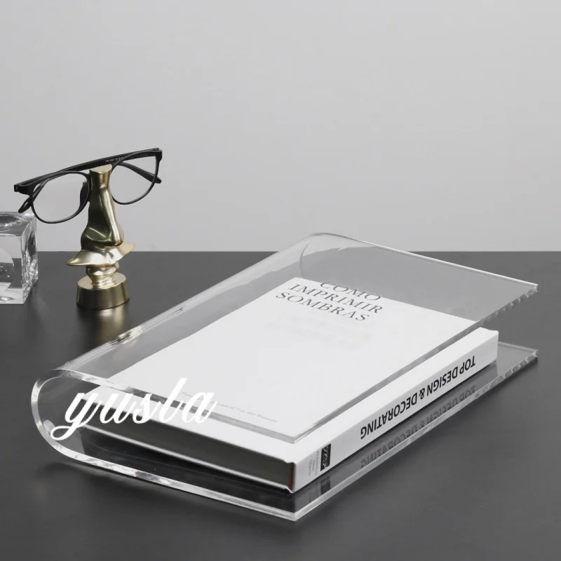 Simple modern magazine book cover bookshelf decoration for living room coffee table, TV cabinet