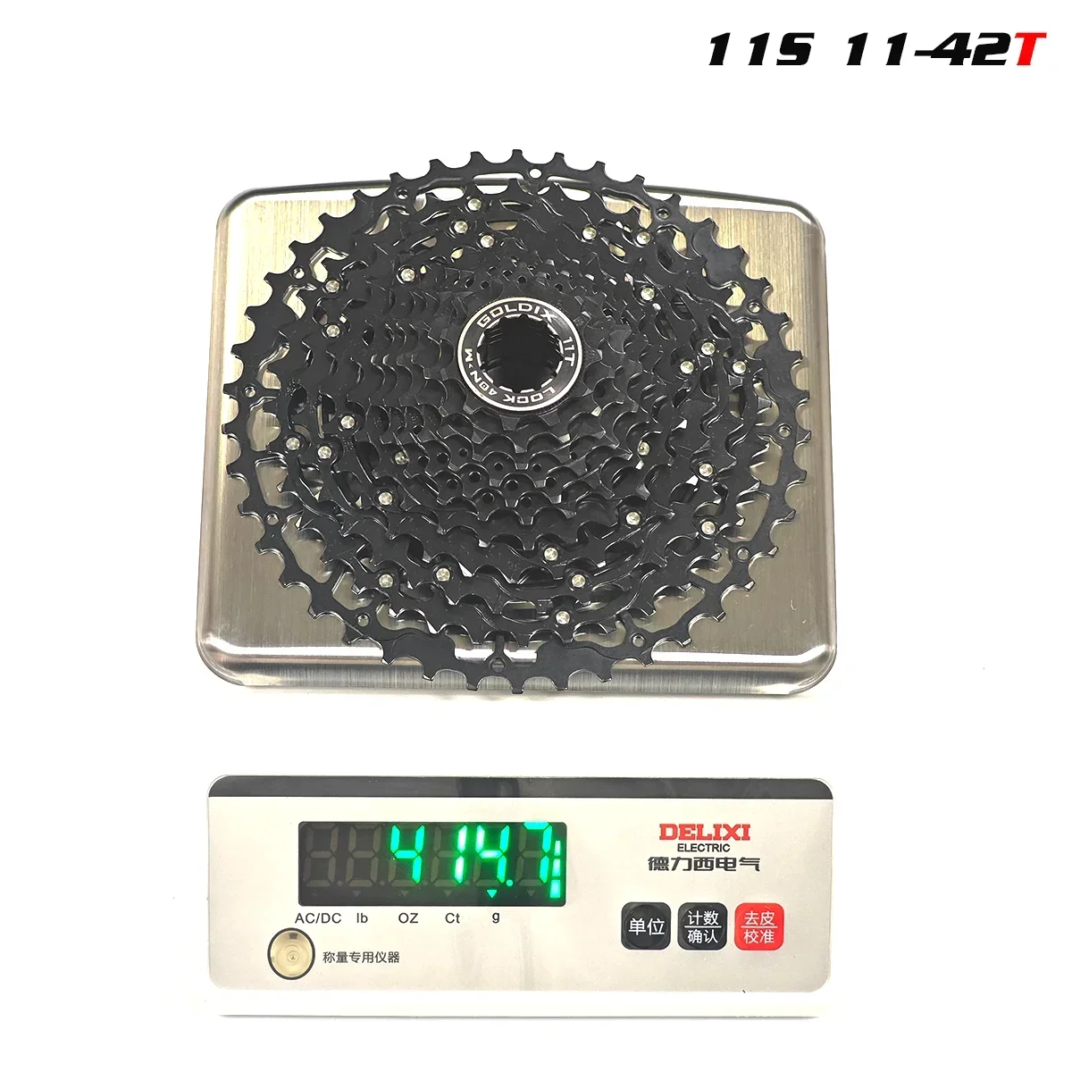 GOLDIX Ultraleichter MTB-Kassettenfreilauf k7 9/10/11/12/13 Geschwindigkeit HG-Struktur Kettenrad Kohlenstoffstahlmaterial für Mountainbike