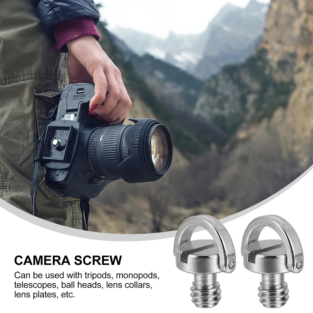 

4 Pcs Screw Photography Equipment Tripod Quick Release Plate Ring Bracket Screwdriver-install Camera Iron Mounting