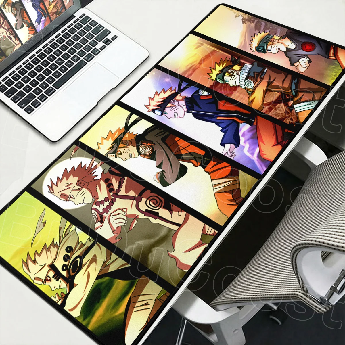 Japan Anime Naruto Uzumaki Mouse Mat New Office Long Desk HD Printing Gamer Keyboard Pad Boy Gift PC Gaming Non-slip Accessories