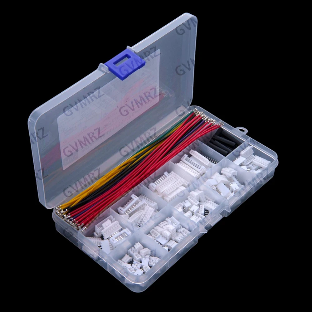 2.0mm PH 2-10Pin Connector Socket Kit with Pre-Crimped Soft silicone Wire 2/3/4/5/6/7Pin Housing Male Female JST Adapter Cable