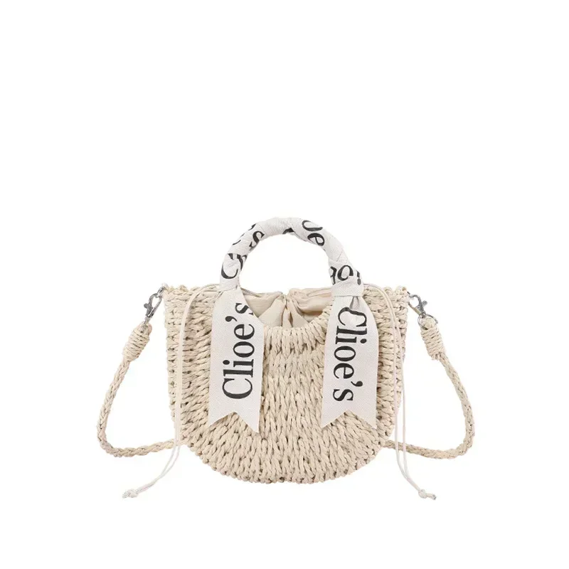 Holiday Straw Woven Bag Handbag Beach Cross-body Bag  Purses and Handbags Crossbody Bags for Women  Bags for Women