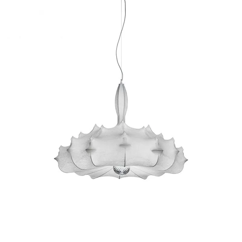 

Modern Silk Cicada Chrysalis Chandelier Flying Saucer Hanging Lamp for Living Room Bedroom Lamp Restaurant Cafe Decor Home Light