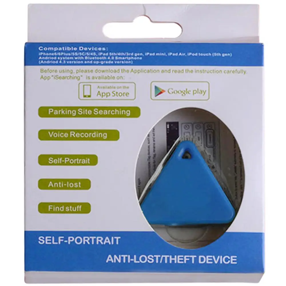 Localizzatore GPS portatile dispositivo Anti-smarrimento cercatore Tracker triangolo Anti-perso allarme telefono cellulare portachiavi Spot portachiavi