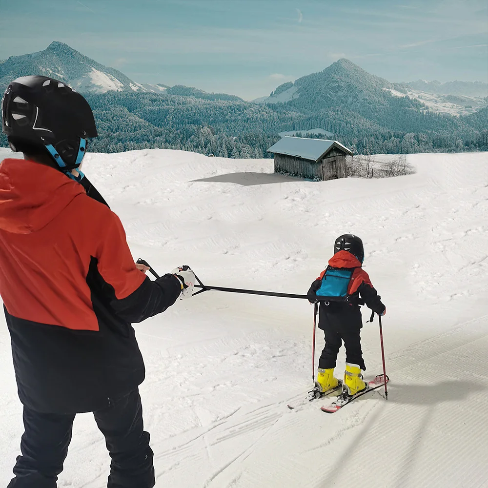 Ski Training Harnas Voor Kinderen Verstelbare Veiligheidslijn Voor Beginnende Skiërs Eenvoudig Te Gebruiken Training Aid Training Ski 'S Voor Kinderen