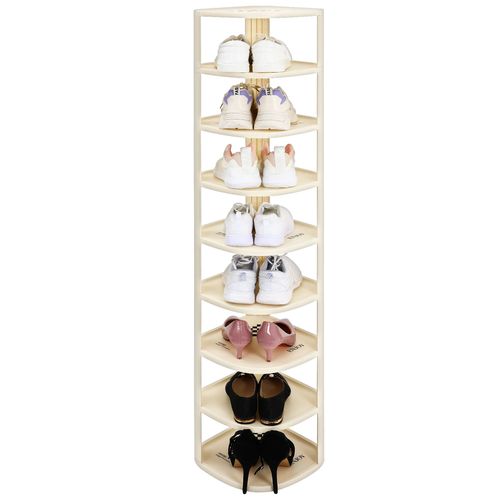 

Plastic Shoe Rack Storage Shelf Corner Heavy Narrow Shoes Stand Slim For Small Spaces Saving Man Home Entryway Organizer