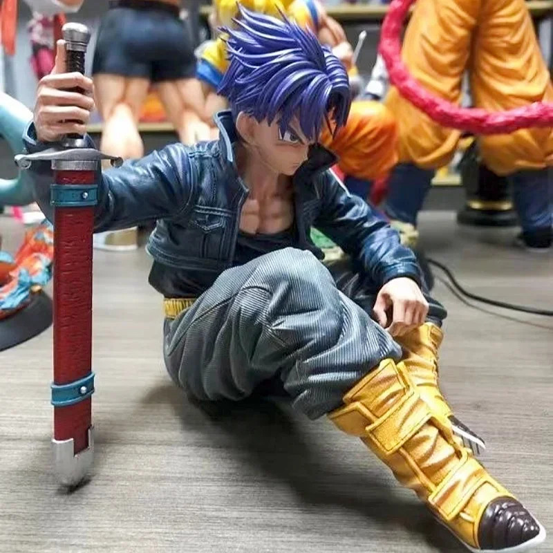 Dragon Ball Z Anime Figure Trunks Action Figurine Super Saiyan Gk Pvc Statue Model Decoration Collection Toy Doll Christmas Gift