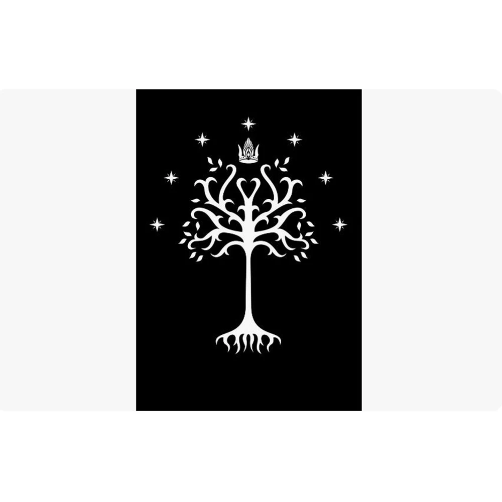 3x5ft White Tree of Gondor Flag Banner