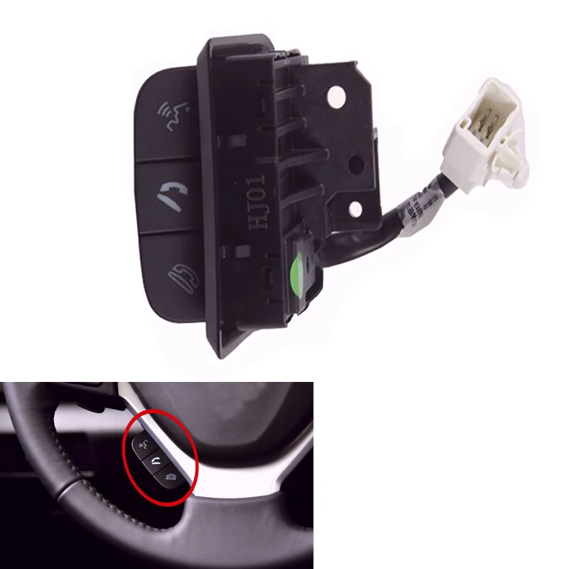 For Suzuki Vitra SX4 S-CROSS Car Steering Wheel Bluetooth Phone Control Buttons