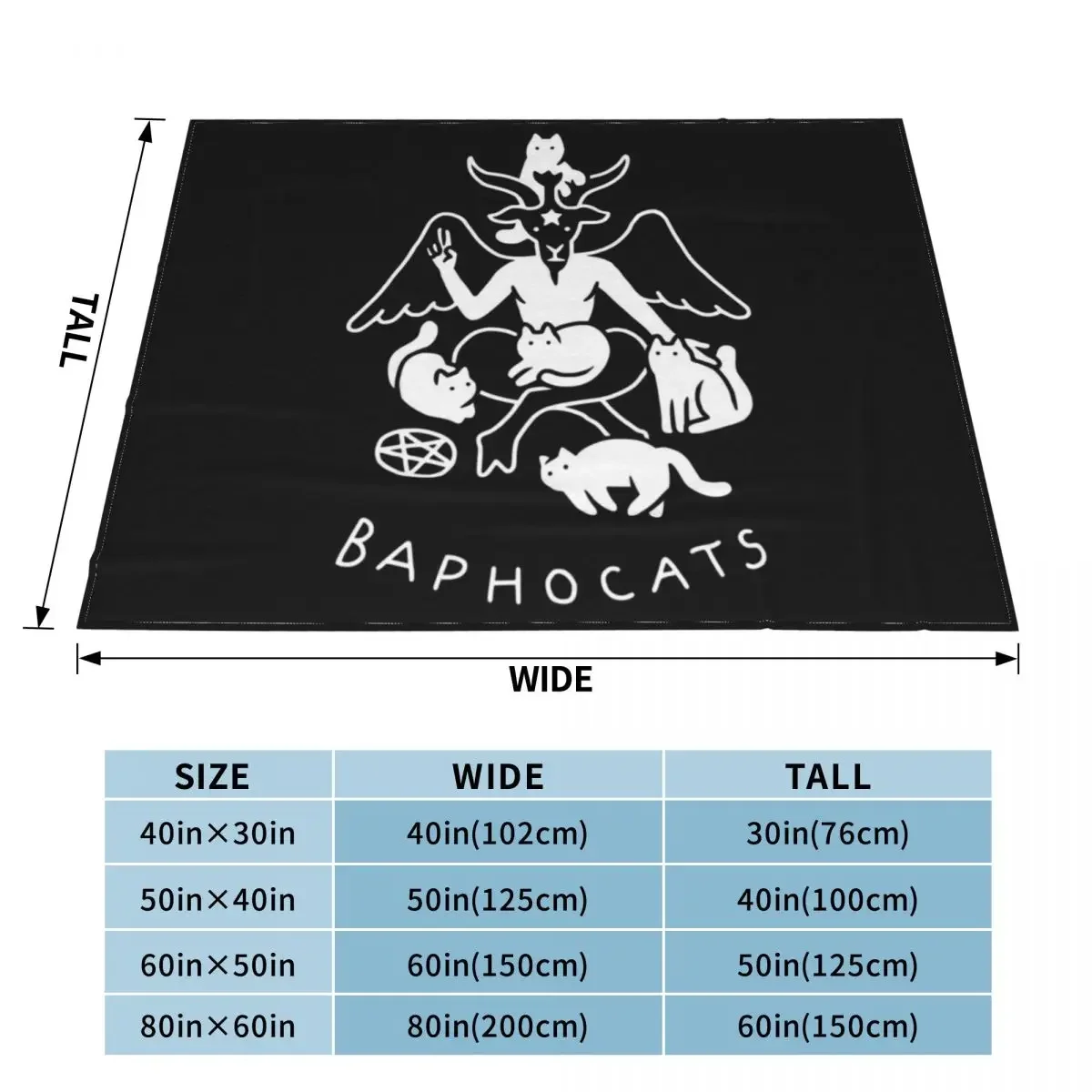 Baphocats Throw Blanket Single Sofa Quilt Blankets