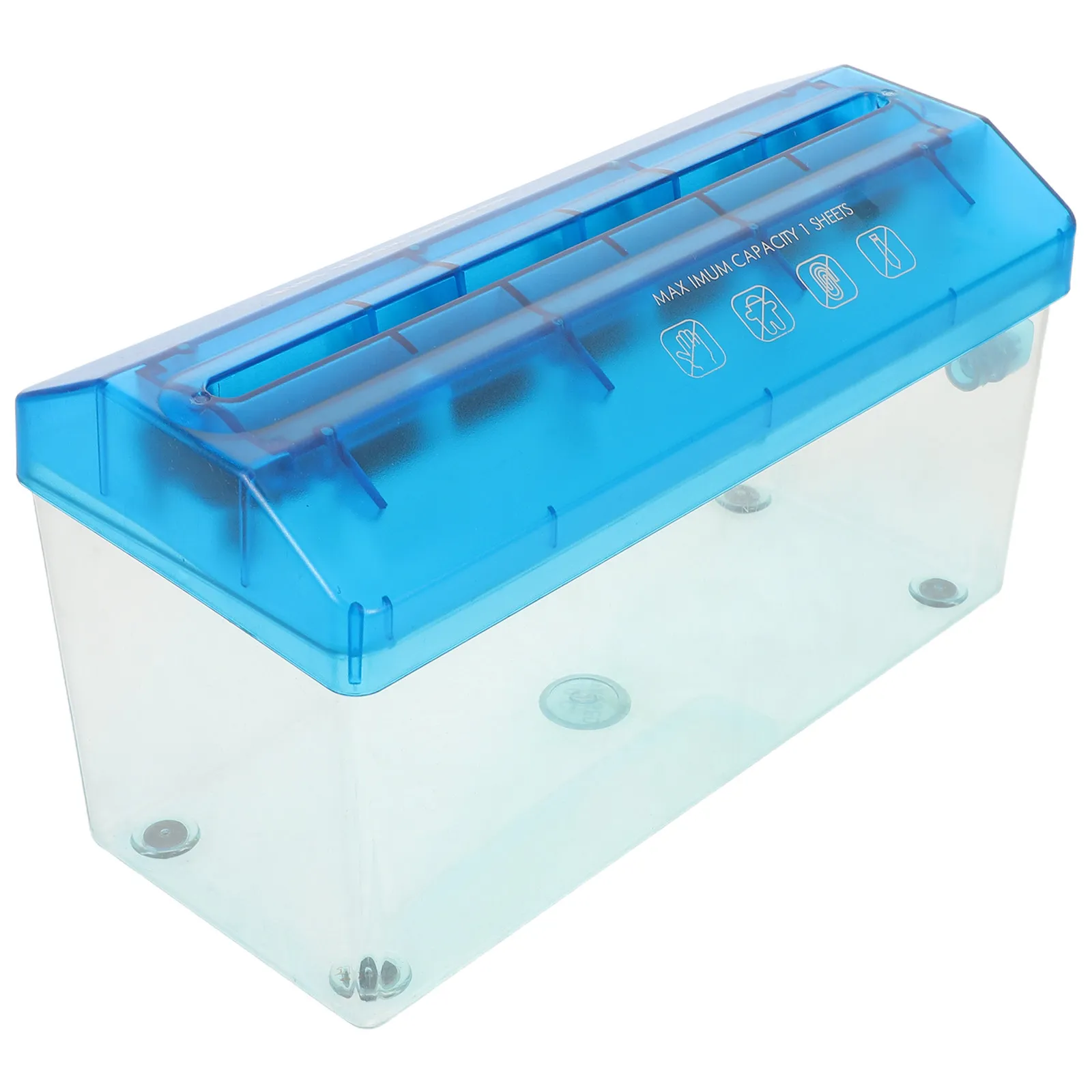 Manual Paper Shredder Portable Compact Desktop Manual Hand Crank for Home Office Paper Documents A4 Notes Bills