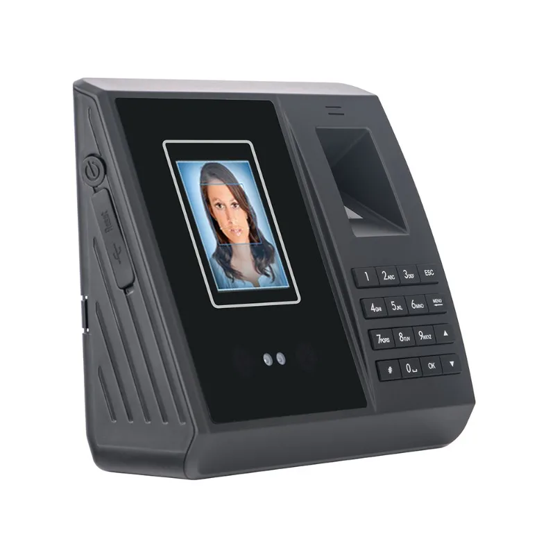 Office Security System Biometric Face Recognition Time Attendance Machine with Simple Access Control
