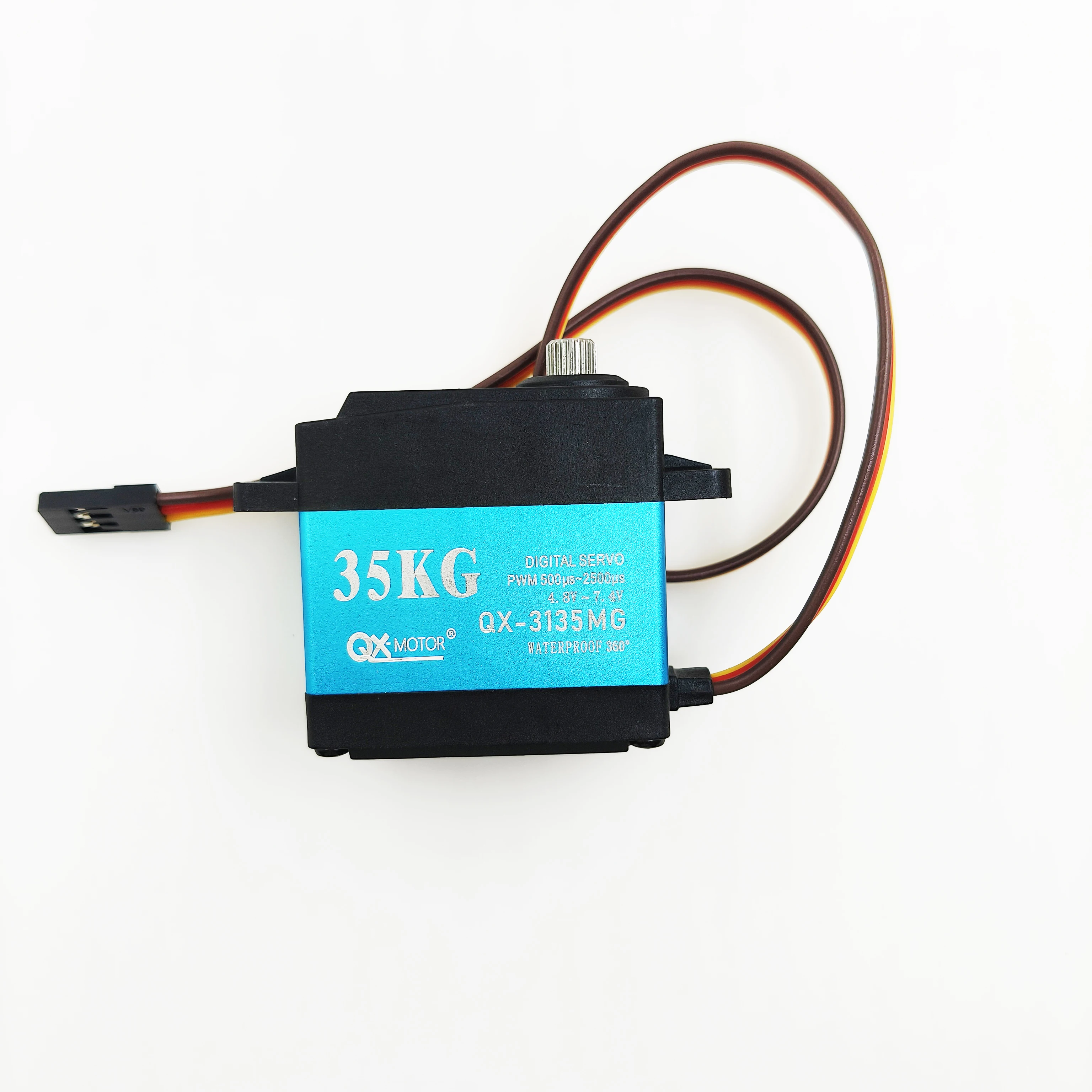 QX waterproof Servo high torque mechanical arm Device Servo 20kg 25KG 30KG 35KG for RC Multimotor model Accessories