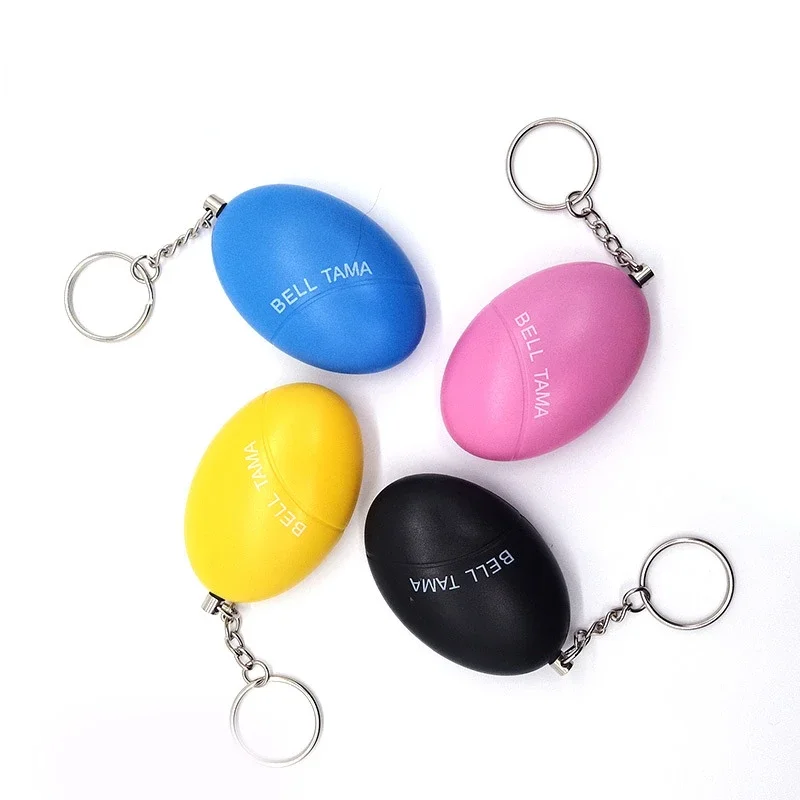 Self Defense Alarm 100dB Egg Shape Security Protect Alert Personal Safety Scream Loud Keychain Emergency Alarm for Child Elder