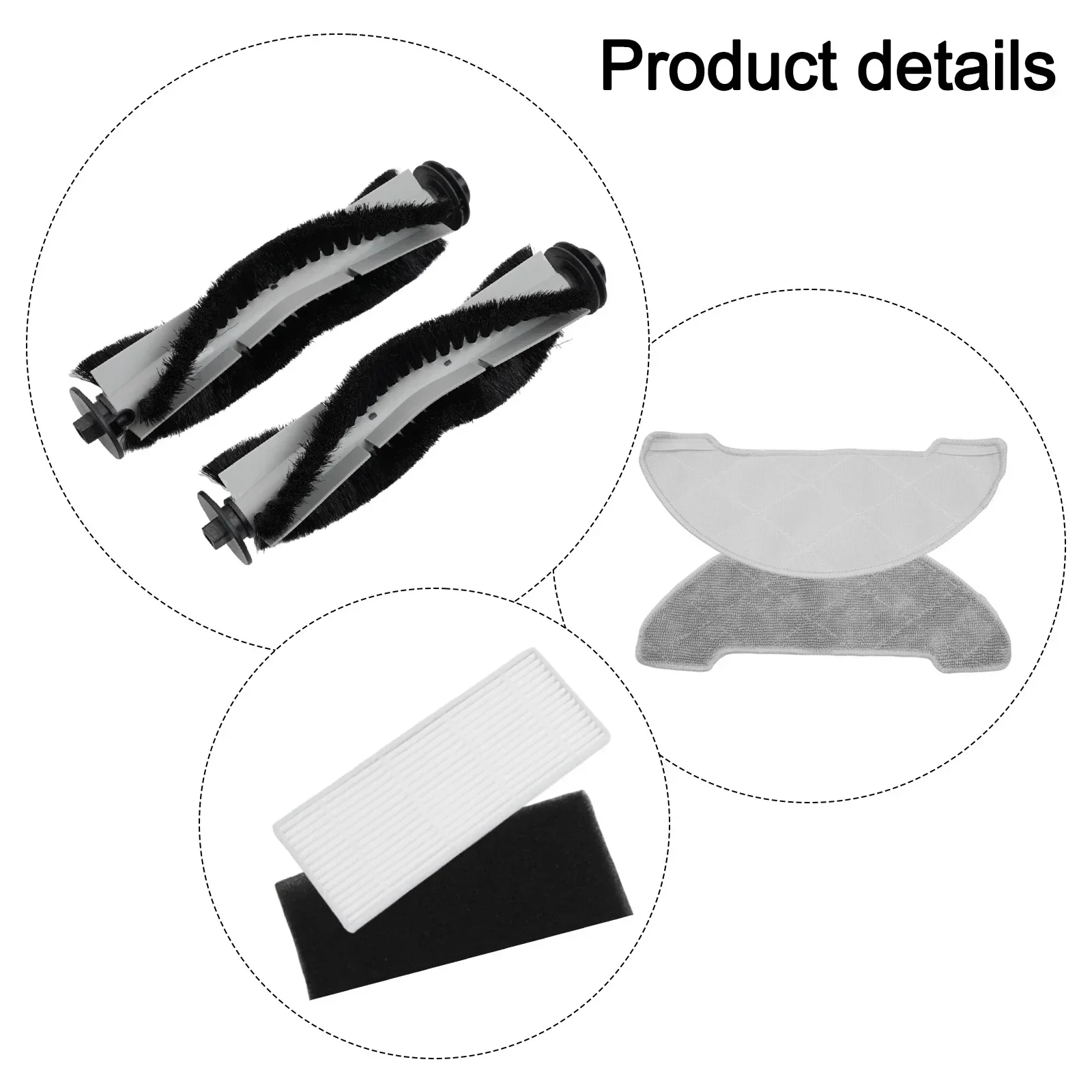 

Accessories Filter SE8 Side Brush For INOMI Household Main Brush Mop Replacement Robot Vacuum Cleaner Spare Parts 1 Set