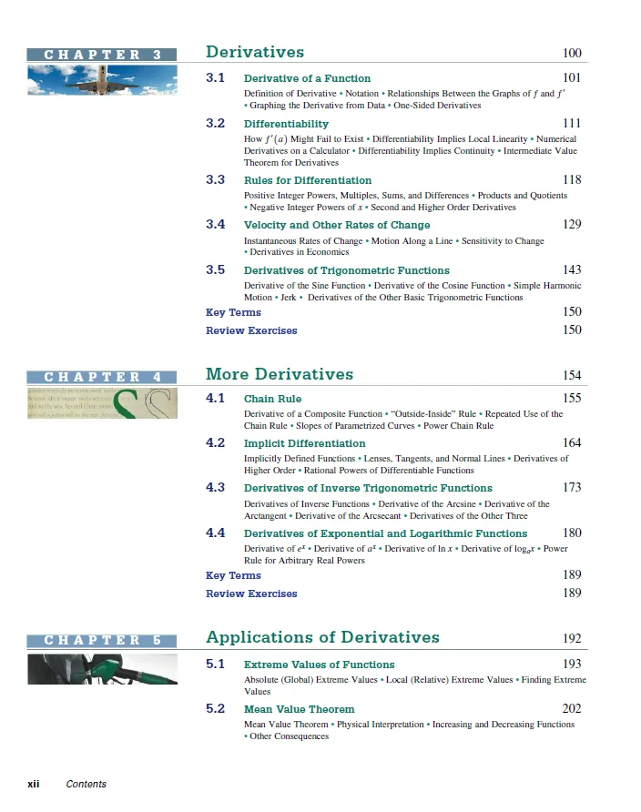 Cálculo: gráfico numérico Algebraic 5th