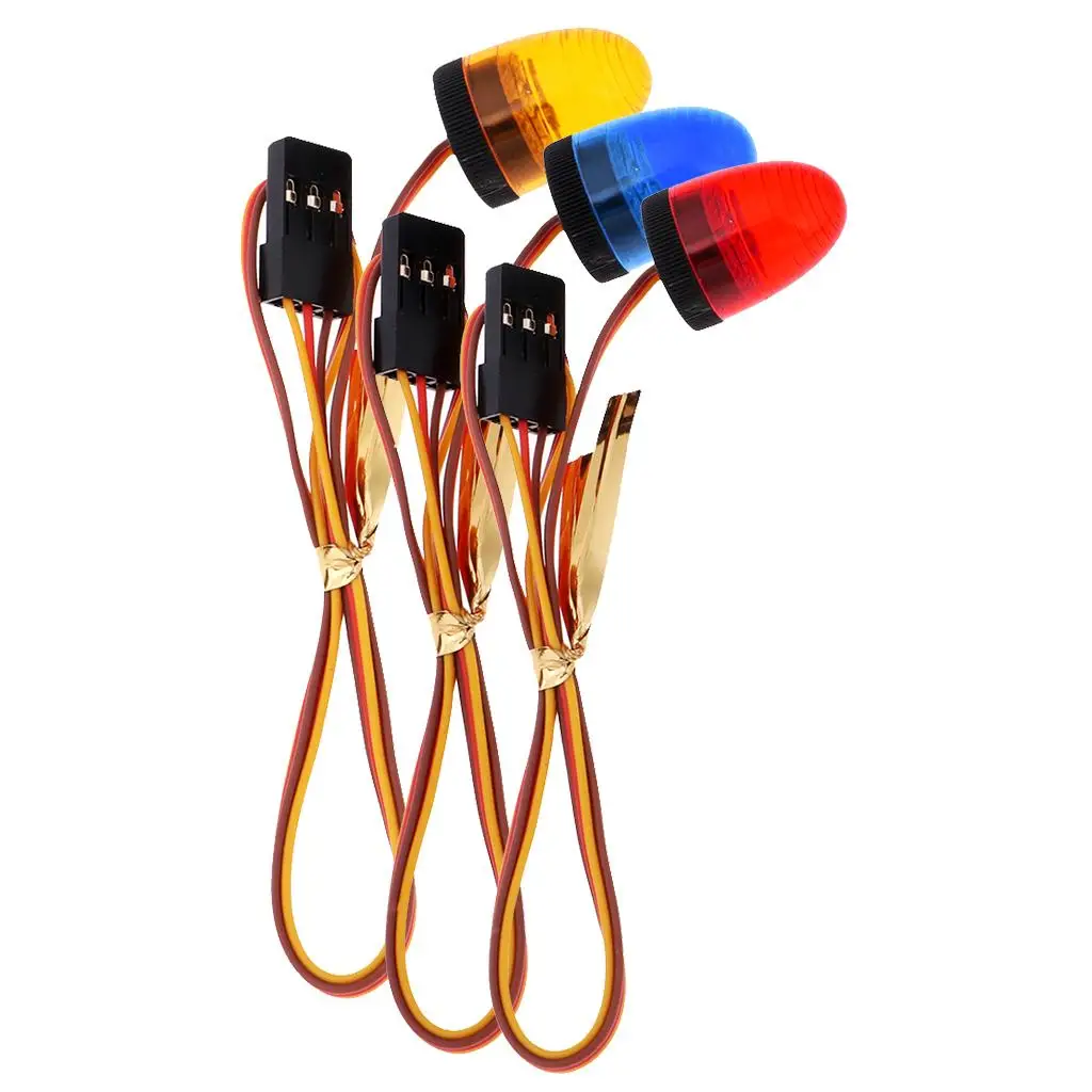 1/14 Światła Flash Akcesoria Zestaw stroboskopów do samochodu RC Axial SCX10 D90