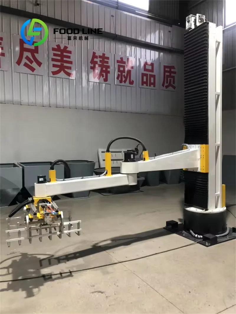Automatic Palletizing Robot Bag Industrial Palletizer With Flexible Arm For Sack Stacking lower cost efficient operation
