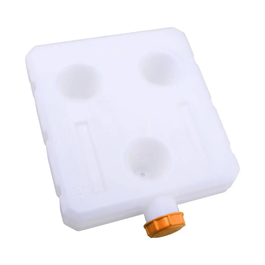 

3 Hole Parking Heater Diesel Oil Fuel Tank with Screw Kit Orange Cap For Car Truck Caravan 10L