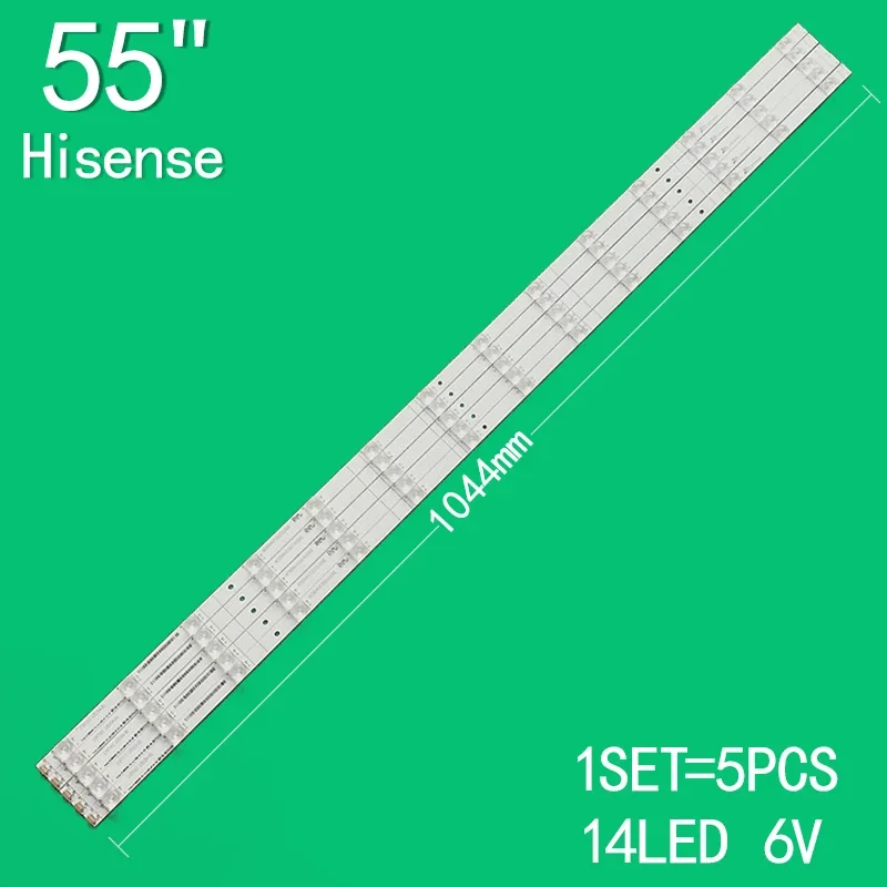 

Suitable for 55-inch LCD TV Hisense_55_HD550S3U51_TAL1-5x14_3030C-d6t 1187163 backlight strip H55A6500 1190188 55HS68U