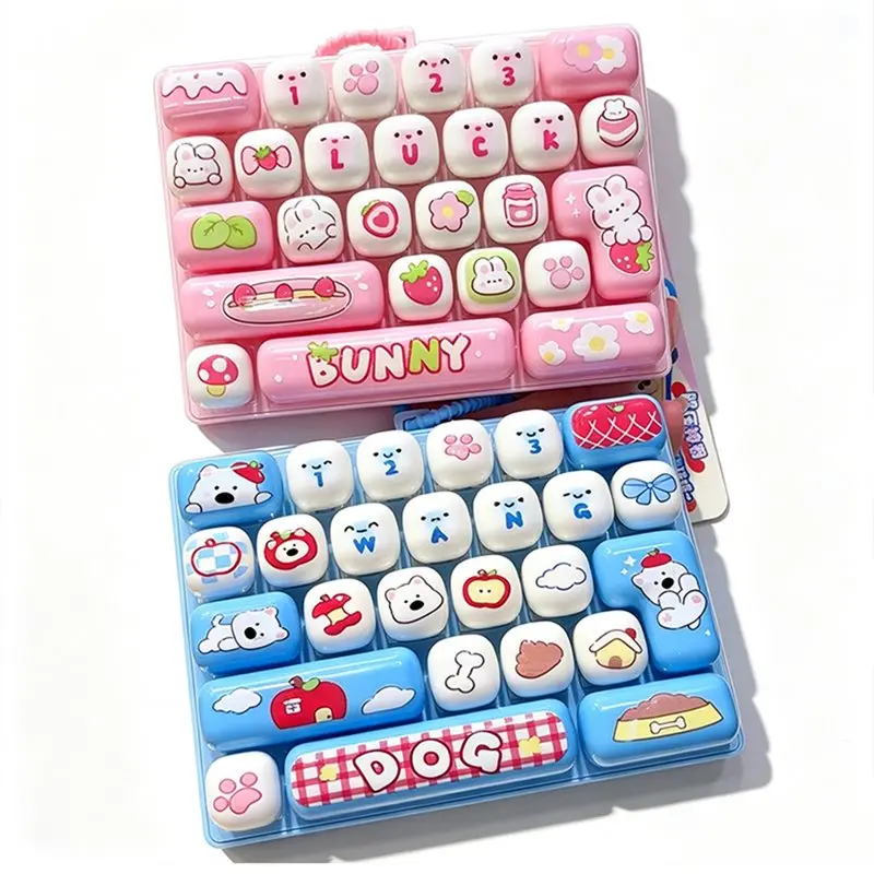 ABJL-Keyboard Keychain Desktop Decoration Animal Diary Design
