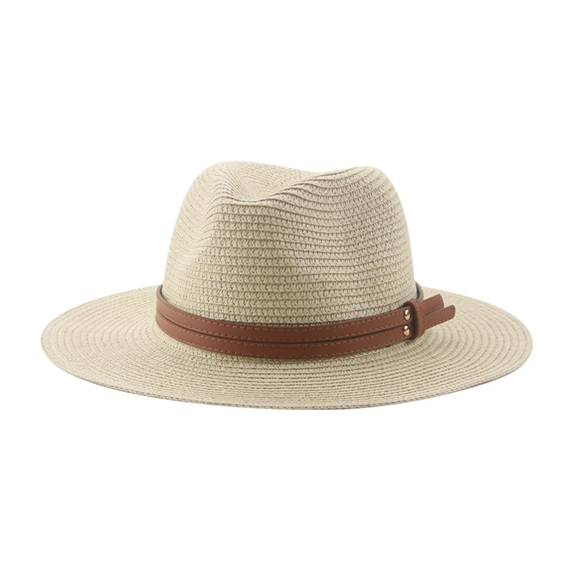 

Hat Hats for Women Bucket Hat Beach Caps Solid Belt Band Casual Vintage Luxury Panama Straw Hat Summer Sun Hats Sombreros Gorras