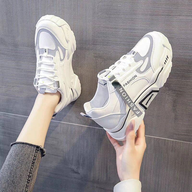 Fashion Women Leisure Sneakers Outdoor Mesh Soft Bottom Sport Shoes Solid Slip on Breathable Shoes Sneakers Women Zapatos Mujer