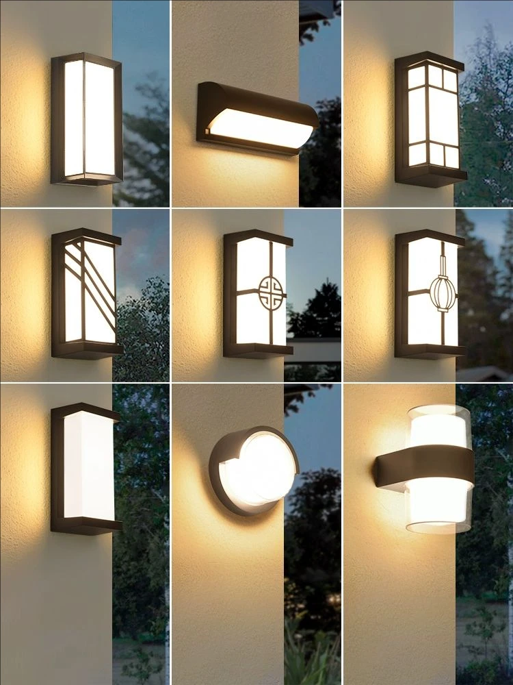

110V220V Porch Lights Balcony Garden Lights Outdoor Wall Lamp Outdoor Waterproof IP65 LED Lights Motion Sensor Light Wall Light
