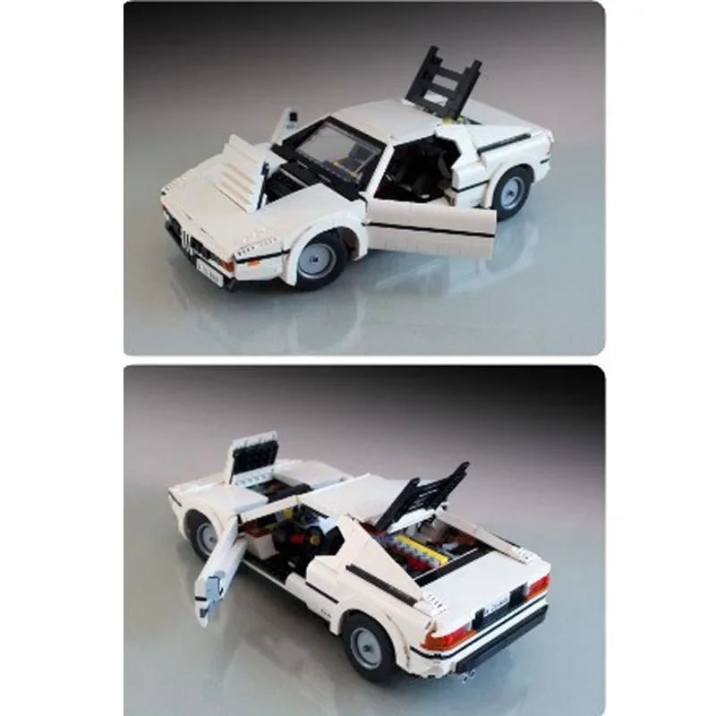 MOC-161294 bianco nuovo classico M1 Supercar Racing Block modello 1264 parti MOC creativo educativo ragazzo Building Blocks giocattolo regalo