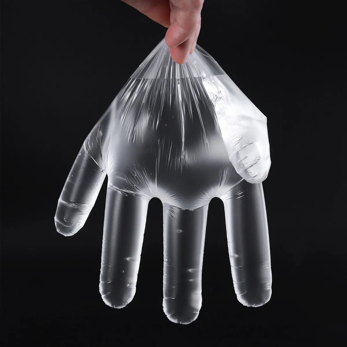 

300Pcs Ambidextrous Large Size No Latex Odor Food Service Cooking Cleaning Plastic Gloves