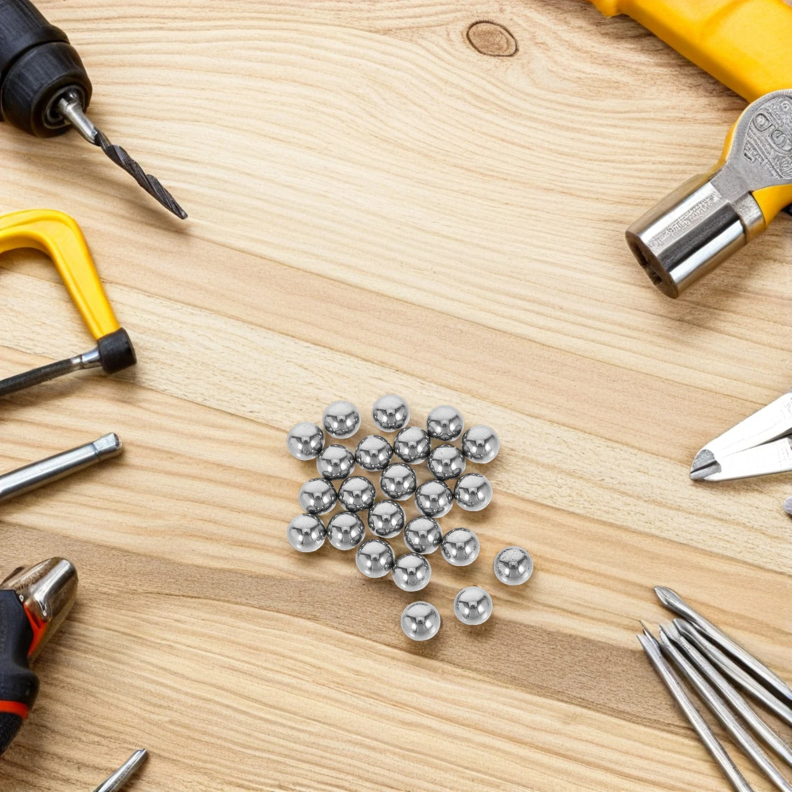 

24pcs Stainless Steel Bearing Balls Automotive Bicycle Bearings Paint Mixing Grinding Steel Balls High Speed Corrosion Resistant