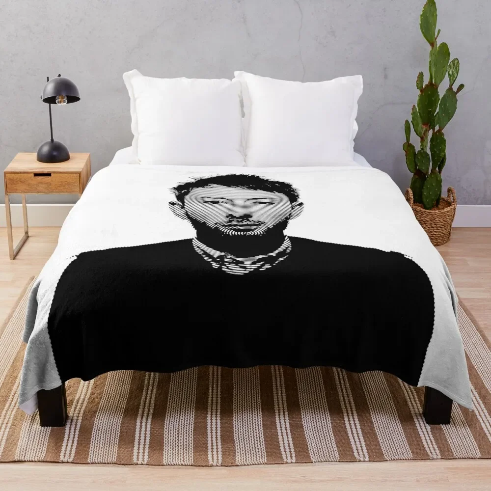 

thom york radiohead Throw Blanket