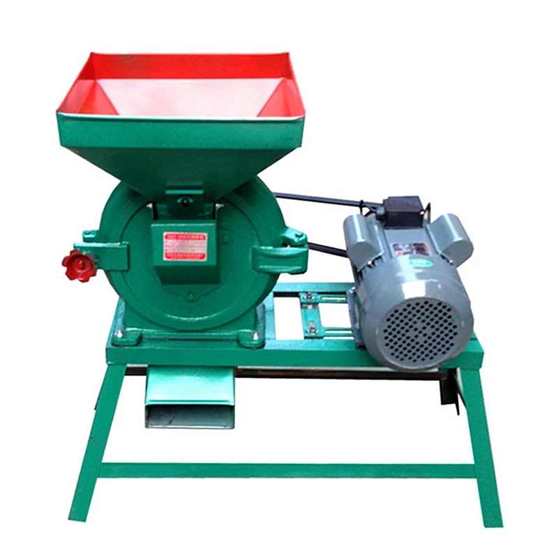 Compact Home Corn Grinder 4KW Grain Feed Crusher 220V/380V Rice, Herbal Medicine, and Whole Grain Crusher(Customized)