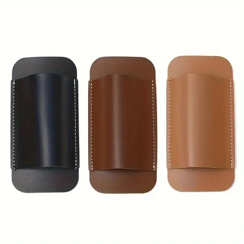 الجلود سكين للفرد غمد 5 بوصة في الهواء الطلق الخصر الحقيبة حزام حلقة جبل الثقيلة شفرة حماية المحمولة سكين حقيبة للتخزين #5