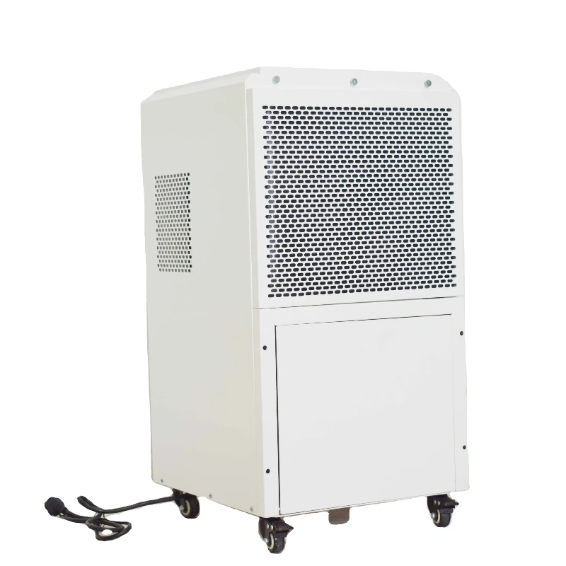 

Hot Sale 138L/D Portable Air Dehumidifier Wheel Handle Growroom Basement Industrial Commercial New Condition Farm Restaurant