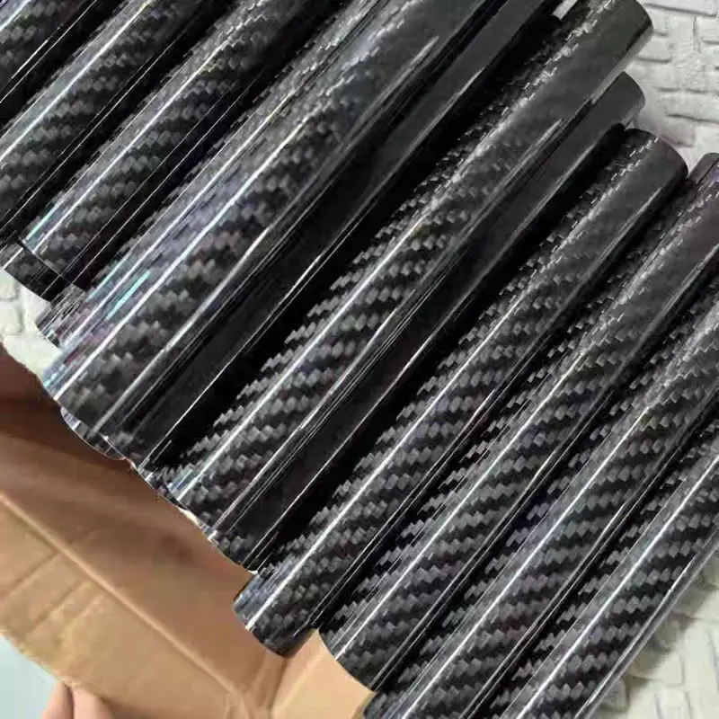 أنابيب ألياف الكربون OD 20 مللي متر ID 14 15 16 17 18 19 مللي متر مادة صلابة مركبة عالية 3K لنوادي الجولف قضبان الصيد