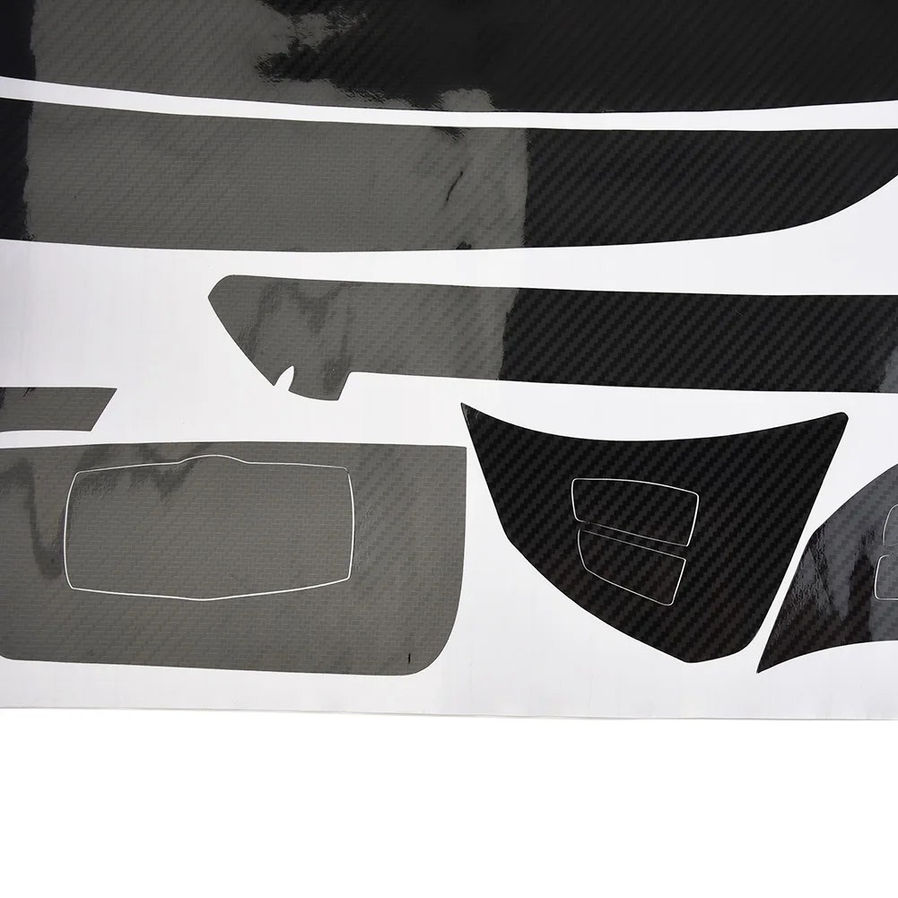 

1set 5D Carbon Fiber Pattern Car Interior DIY Styling Trim Decals Automotive Interior Stickers For BMW X 5 E70 2007-2013 Fit LHD