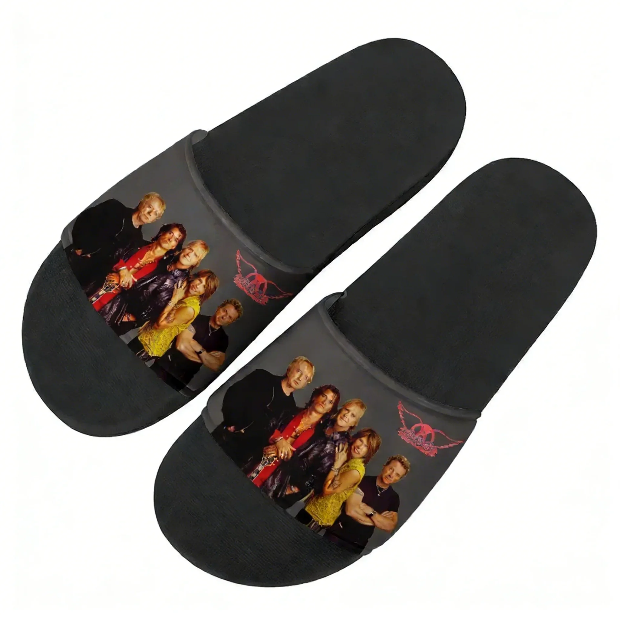 

Шлепанцы Aerosmith, домашние тапочки для мужчин, женщин и подростков, семейные тапочки, повседневные сандалии для ванной и бассейна, обувь для воды на заказ