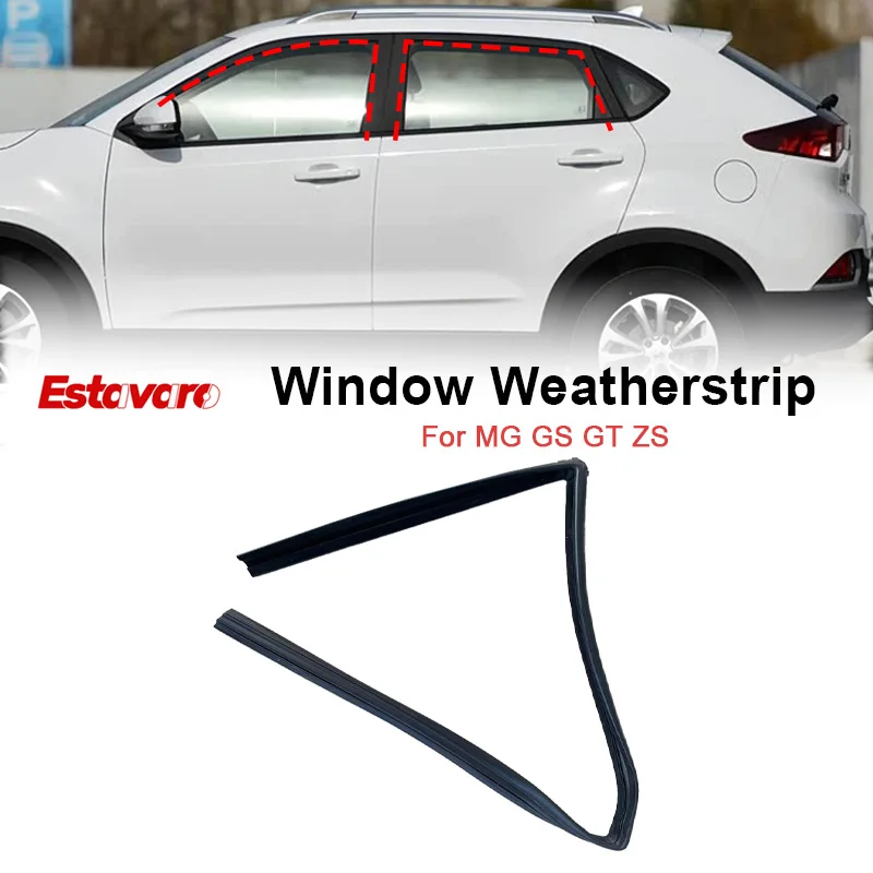 Glass Run Channel Window For MG GS GT ZS Window Weatherstrip Guide Channel Window Sealing Strip Glass Guide Rail Car Accessories
