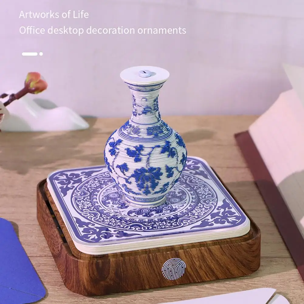 3D-календарь 2026, календарь времени 2026, креативный 3D DIY настольный художественный подарочный блокнот для освещения, украшение с резьбой по бумаге R2U6