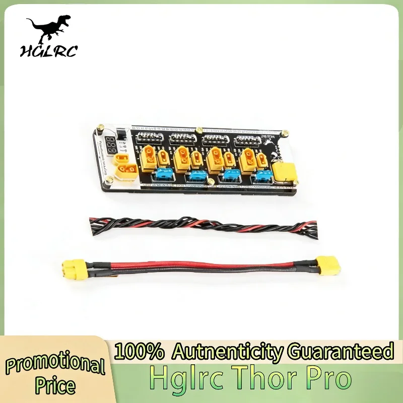 

Зарядное устройство-балансир HGLRC Thor PRO для LiPo аккумуляторов 40A XT60 XT30 2-6S, совместимое с IMAX B6, ISDT Q6, Nano, Reward6 Pro, P6