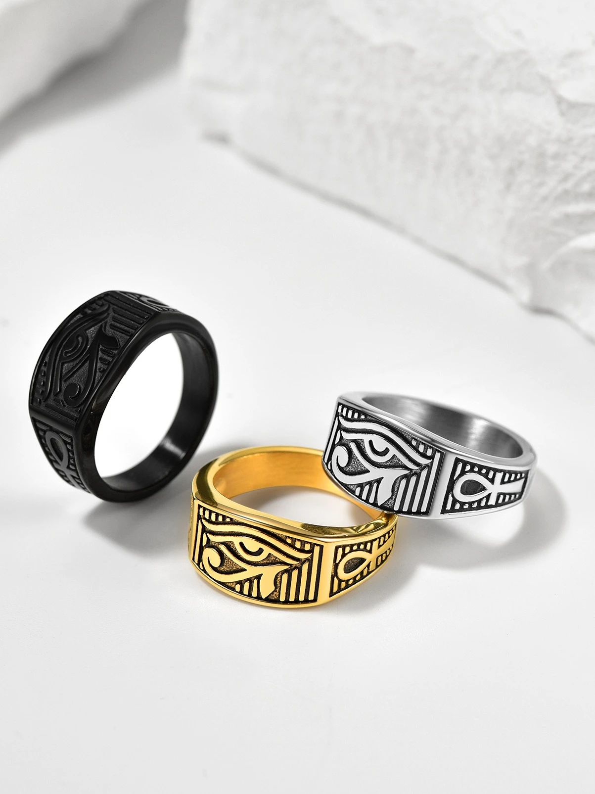 Cincin ChainsPro Eye of Horus  - Men Fashion Egypt ulasan dan harga