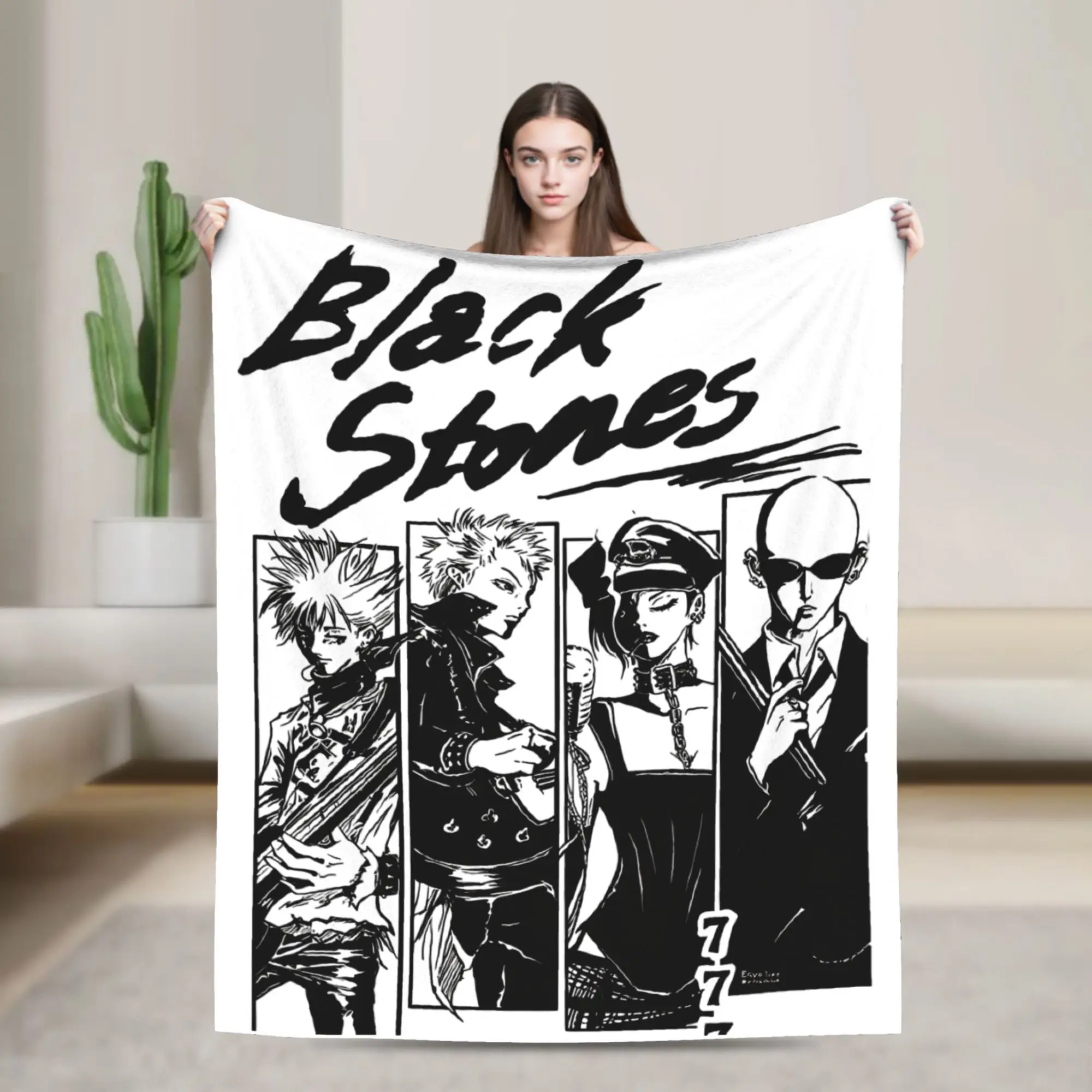 

NANA Anime Fleece Blanket Awesome Throw Blankets for Sofa Bedding Lounge 200x150cm Bedspread,