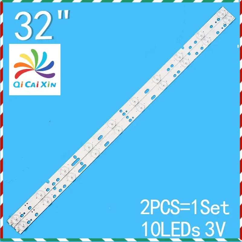 

New 2PCS/lot 570mm 10LEDs 3V For 32" TV D304PHHB01F5B KJ315D10-ZC14F-03 DG315D10-ZC14-03 PN503DF315033 PN503DF315034