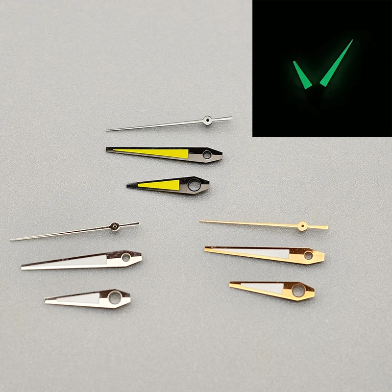 

Silver/black/gold/ Watch Hands Green Luminous Fit 4R35 4R36 7S26 Movements For SRPD SKX007 SKX009 Watch Replace Accessories